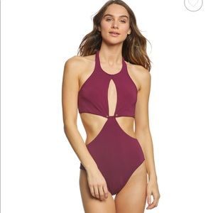 Robin Piccone Luca High Neck - Rubine - size 6